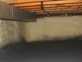 crawl space spray insulation for Maryland